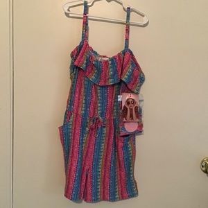 NWT Freestyle girls romper size 8